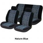 Seat Covers Set Universal Fit with Detachable Headrest (Velvet) JACQUARD 6 pcs - Image 12