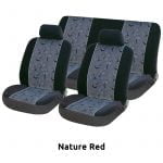 Seat Covers Set Universal Fit with Detachable Headrest (Velvet) JACQUARD 6 pcs - Image 13
