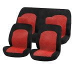 Seat Covers Set Universal Fit with Detachable Headrest (Fabric) SPEED 6 pcs - Image 2