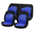 Seat Covers Set Universal Fit with Detachable Headrest (Fabric) SPEED 6 pcs - Image 3