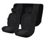 Seat Covers Set Universal Fit with Detachable Headrest (Velvet) 6 pcs - Image 2