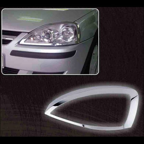 Φαναριών Μασκάκια Εμπρός OPEL CORSA ’03 SILVER