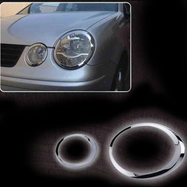 Φαναριών Μασκάκια Εμπρός VW POLO ’03 SILVER