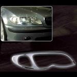 Φαναριών Μασκάκια Εμπρός BMW E46, 4D 03' SILVER - Image 2