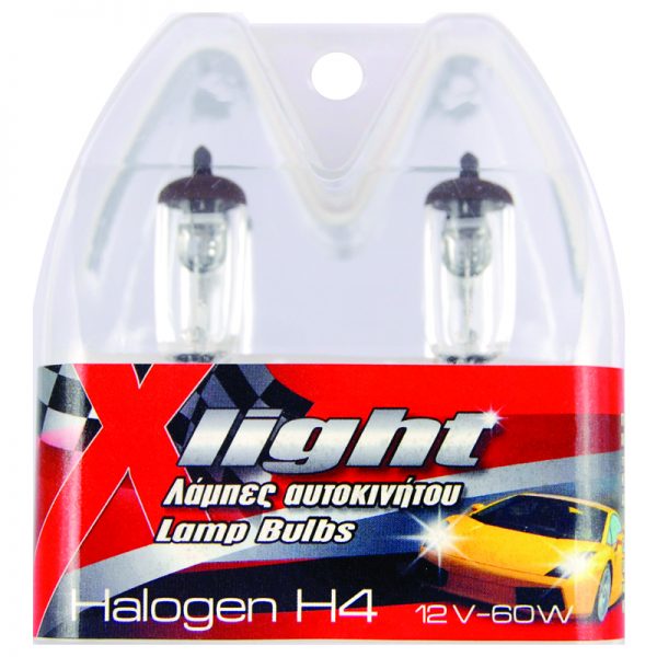Halogen Lamps H4 60/55W Pair