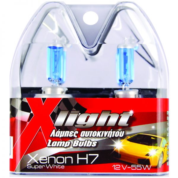 Λάμπες XENON H7 55W Ζευγάρι