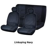 Seat Covers Set Universal Fit with Detachable Headrest (Velvet) JACQUARD 6 pcs - Image 6