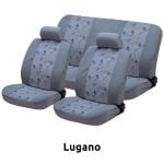 Seat Covers Set Universal Fit with Detachable Headrest (Velvet) JACQUARD 6 pcs - Image 7