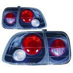 Φανάρια Πίσω Μαύρα CIVIC '96 4D