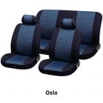 Seat Covers Set Universal Fit with Detachable Headrest (Velvet) JACQUARD 6 pcs - Image 14