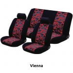 Seat Covers Set Universal Fit with Detachable Headrest (Velvet) JACQUARD 6 pcs - Image 15