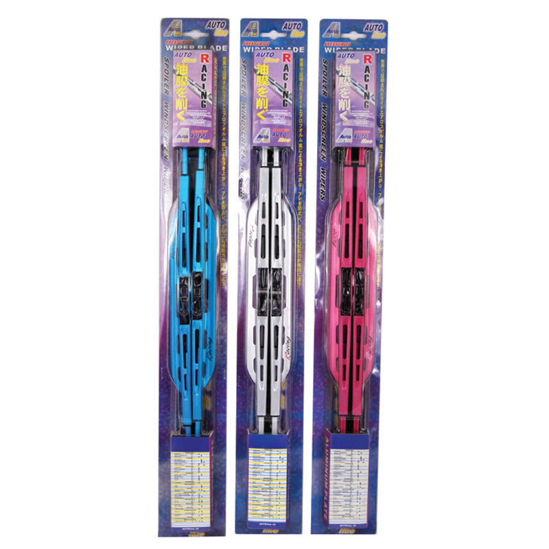 ΥΑΛΟΚΑΘΑΡΙΣΤΗΡΕΣ ΑΛΟΥΜΙΝΙΟΥ 24" 600mm Wiper Blades Conventional Blue-Red-Silver 24" 610mm - Image 1