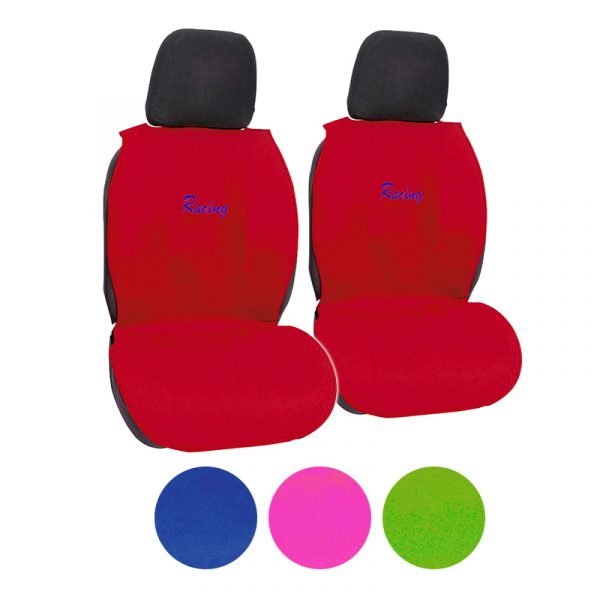 Πλατοκαθίσματα Μπροστινά Σετ Universal (Πετσετέ) RACING FRESH 2 τμχ