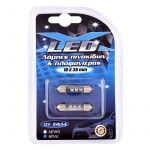 Λάμπες LED FESTOON 12V Μπλε 2 τμχ 10x36mm