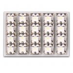 Λάμπα πλαφονιέρας με 20 LED, 35x50mm, λευκό 1 τμχ