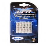 Λάμπα πλαφονιέρας με 20 LED, 35x50mm, μπλε 1 τμχ