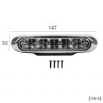 Προβολείς Ίνοχ DAYLIGHT LED Μπλε 12V
