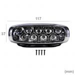 Προβολείς PL253- LED Μπλε 12V