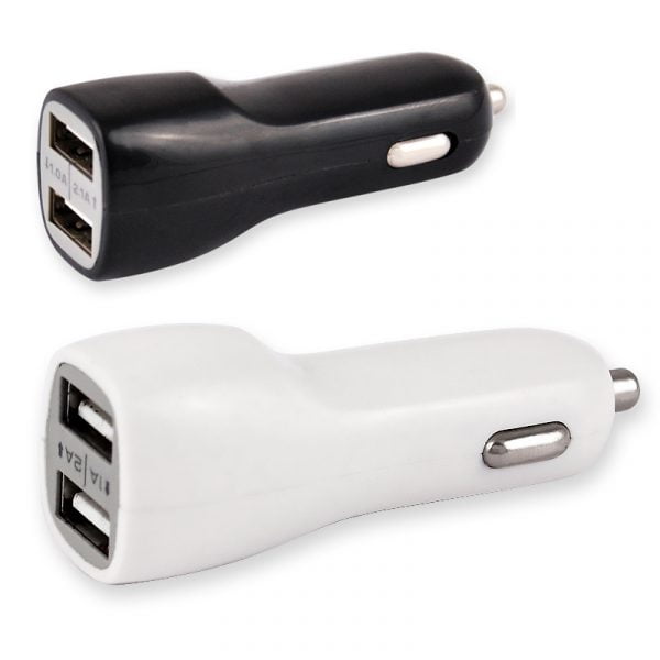 Φορτιστής Αυτοκινήτου 2 USB 1000/2100mA