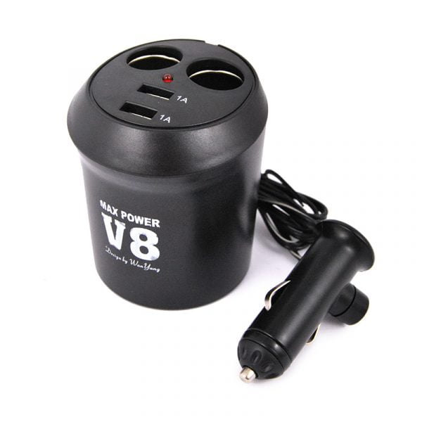 Φορτιστής Διακλαδωτής Αναπτήρα με 2 USB