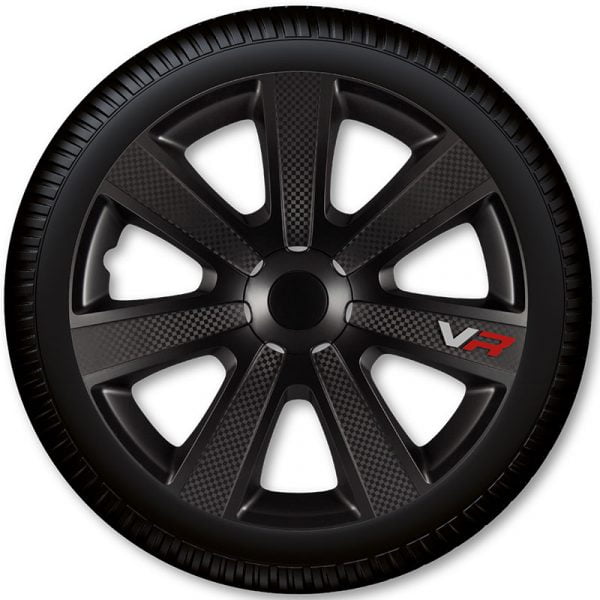 Argo VR Carbon Black Wheel Covers 14"