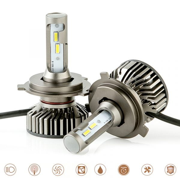 Σύστημα LED K6 H4 23W 1800-2100LM, 6000K