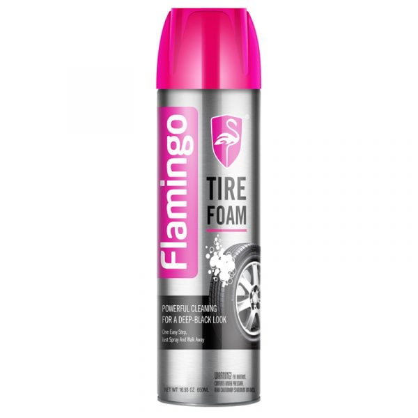 FLAMINGO Γυαλιστικό & Συντήρηση Ελαστικών - Αφρός 650ml