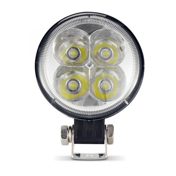 Προβολάκι LED SPOT EPISTAR Φ 80mm 12W 10-30V 880LM, 6000-6500K