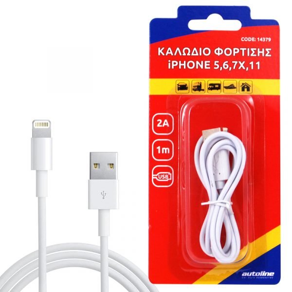 Charging Cable USB Lightning 1m