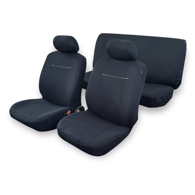 ΚΑΛΥΜΜΑΤΑ ΣΕΤ BASIC 6 ΤΜΧ Seat Covers Set Universal Fit with Detachable Headrest (Fabric) BASIC 6 pcs - Image 1
