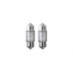 Λάμπες LED FESTOON 12V Μπλε - 2 τεμ 10x31mm