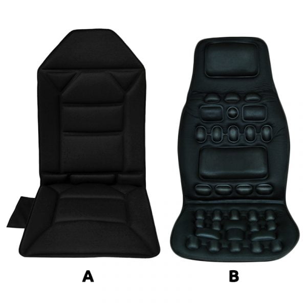 Front Universal Seat Back Cushion (Fabric) 1 pc Massage 12V