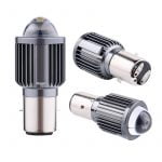 Λάμπα LED MOTO BA20D 20W 12-80V AC&DC (Λευκό+Κίτρινο) - Image 2