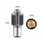 Λάμπα LED MOTO BA20D 20W 12-80V AC&DC (Λευκό+Κίτρινο) - Image 3