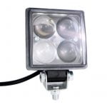 Προβολέας LED Τετράγωνος 12W 4D 10-30V Λευκό Φως - Image 2