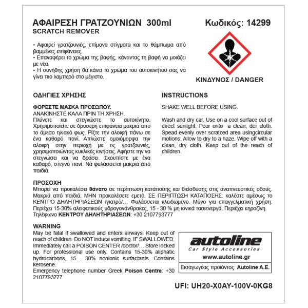 FLAMINGO Αλοιφή για Αφαίρεση Γρατζουνιών 300ml