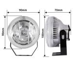 Προβολείς Ομίχλης με LED ANGEL EYE H3 12V 55W 2 τεμ. - Image 2