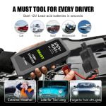 Φορητός Εκκινητής Αυτοκινήτου 12V S603 & Power Bank 16800mAh με Φακό και USB - Image 4