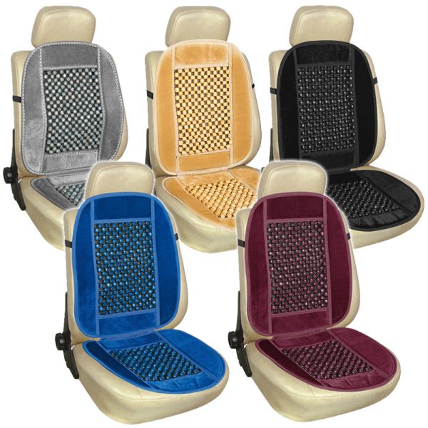 Platform Seat Cover Front Universal Fit (Bead/Velvet) OASIS 1 pcs 93x44cm