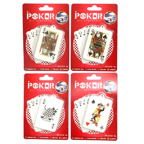 Αρωματικό Κρεμαστό Poker Τράπουλα