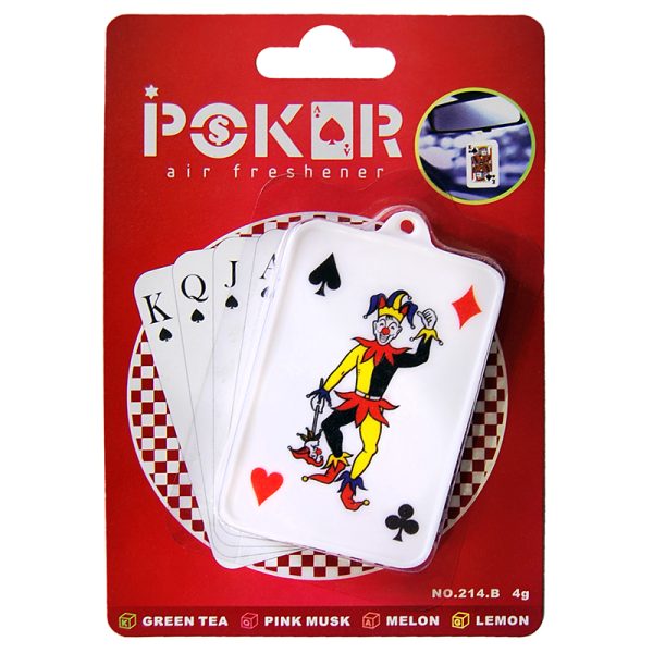 Αρωματικό Κρεμαστό Poker Τράπουλα