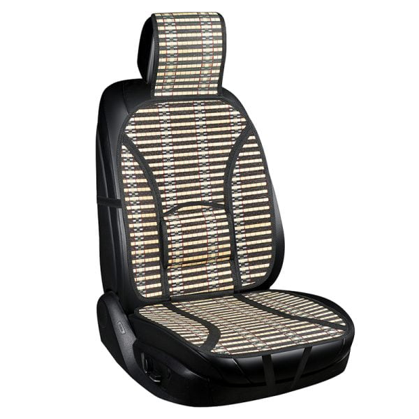 Seat Back Cover Front Universal (Bamboo) SERENITY 1 pc with Lumbar Pillow 129x47cm