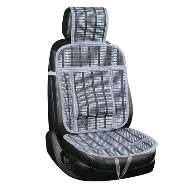Seat Back Cover Front Universal (Straw) LOTUS 1 pc with Lumbar Pillow 132x45cm