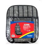 Seat Back Cover Front Universal (Straw) KARMA 1 pc with Lumbar Pillow 131x45cm - Image 2