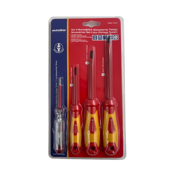 Screwdriver Set 4 pcs (Voltage Tester)