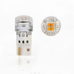 Λάμπες LED T10 4 SMD 12-30V 75LM CANBUS Πορτοκαλί 2 τμχ