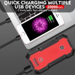 Φορητός Εκκινητής Αυτοκινήτου 12V S901 & Power Bank 20.000mAh με Φακό και USB - Image 4
