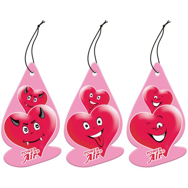 Αρωματικό Αυτοκινήτου Κρεμαστό Smiling Heart (Bubble Gum) Power Air
