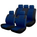 Seat Covers Set Universal Fit with Detachable Headrest (Fabric) Calibre 9 pcs - Image 3