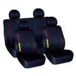 Seat Covers Set Universal Fit with Detachable Head (Fabric) MOMO-004 8 pcs - Image 2